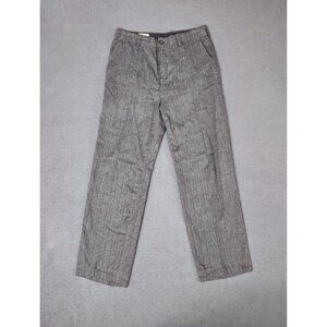 Dries Van Noten Men's Dress Pants Sz (38 US)/(48 EU) Trouser Slim Stripped Gray